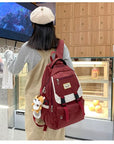 Make a Statement with this Adorable and Trendy Nylon Backpack