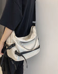 Spacious Canvas Messenger Bag for Commuting