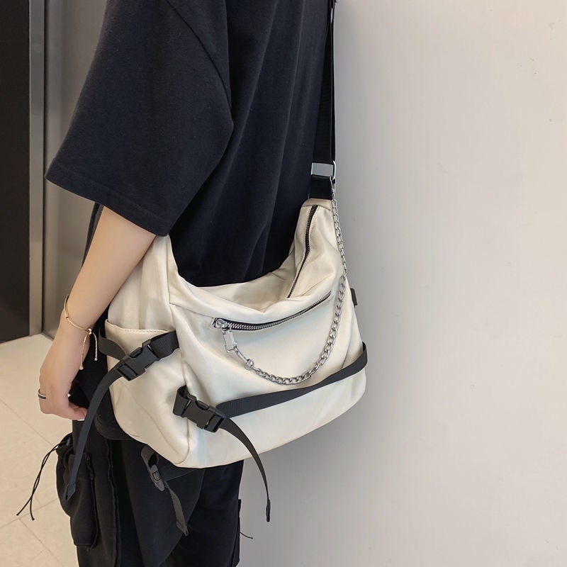 Spacious Canvas Messenger Bag for Commuting