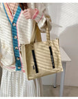 Fashion-Forward Canvas Crossbody Bag for Trendsetters