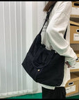 Stylish and Secure Canvas Crossbody Bag for Travel and Exploration