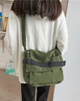 Classic and Cool Canvas Crossbody Bag for All Seasons