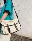 Experience the Comfort and Durability of Our Crossbody Canvas Bag