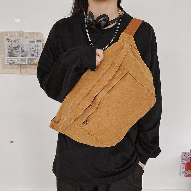 Experience the Comfort and Convenience of Our Canvas Sling Bag