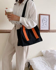 Versatile Canvas Tote with Top Handle and Adjustable Strap