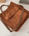 Experience the Perfect Blend of Style and Functionality with Our Corduroy Tote Bag
