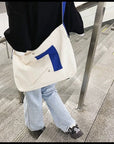 Minimalist Canvas Crossbody Bag for Simplistic Style