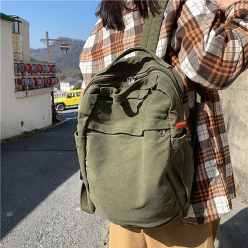 Stylish Canvas Backpack for Commuters and Travelers