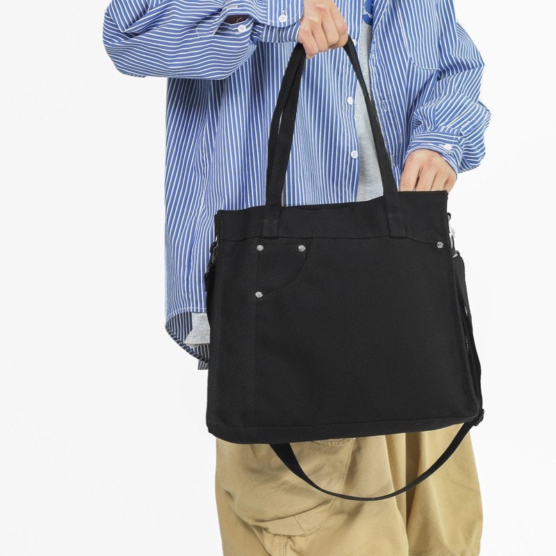 Stay Trendy and Ethical with Our Fair Trade Canvas Shoulder Bag