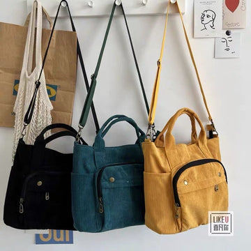 Corduroy Crossbody Bags: Trendy, Comfortable, and Perfect for Adding a Pop of Color to Any Outfit