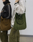 Minimalist Canvas Messenger Bag for Work