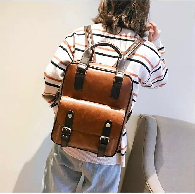 Sleek and Chic Leather Backpack for Any Occasion