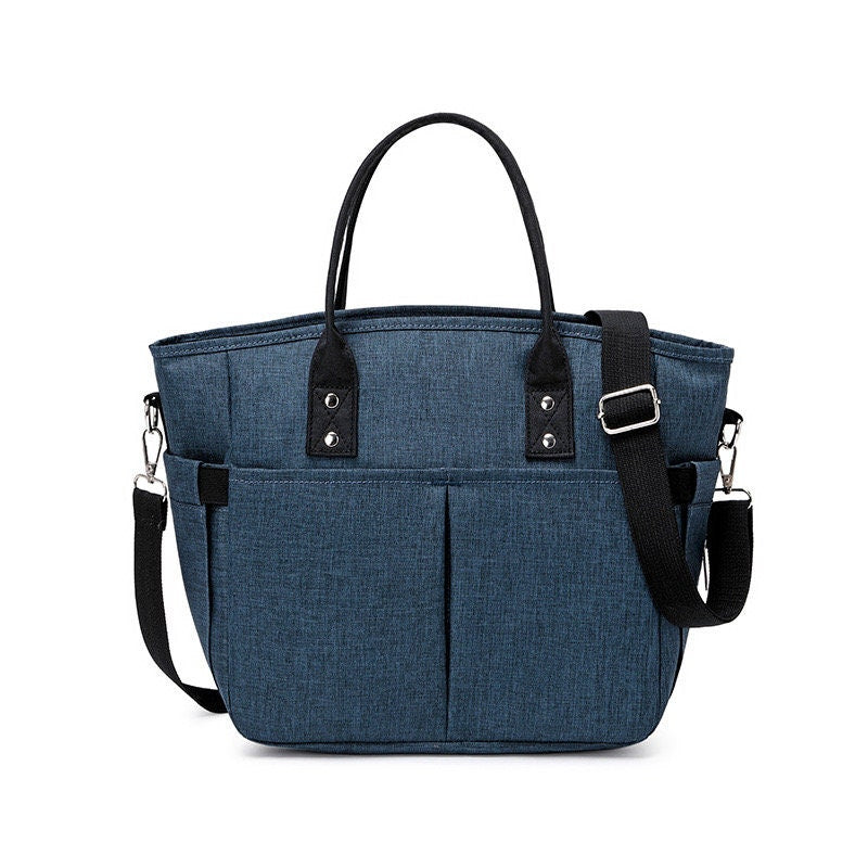 Modern Nylon Tote with Detachable Strap for Easy Carrying