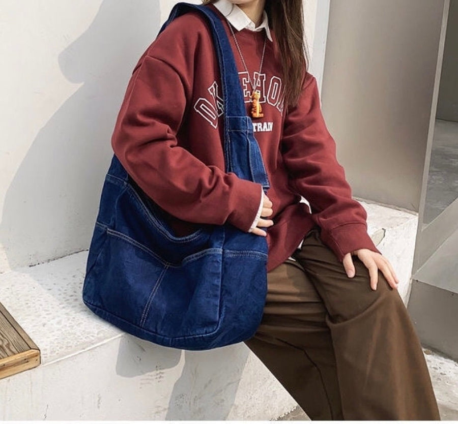 Sustainable Fashion at its Best: Our Eco-Friendly Denim Crossbody Bag