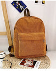 Cozy Corduroy Backpack for Comfortable Carrying