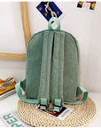 Cozy Corduroy Backpack for Comfortable Carrying