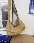 Stay Comfortable and Lightweight with Our Travel-Ready and Adjustable Canvas Crossbody Bag