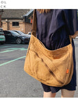Get Ready for Work or School with Our Practical and Roomy Canvas Crossbody Bag