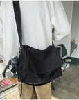 Tote Bag-Denim Shoulder Bag-Denim Crossbody Bag-Messenger Bag-Daily Bag-SchoolBag -Everyday Bag- Casual Bag-Gift For Her