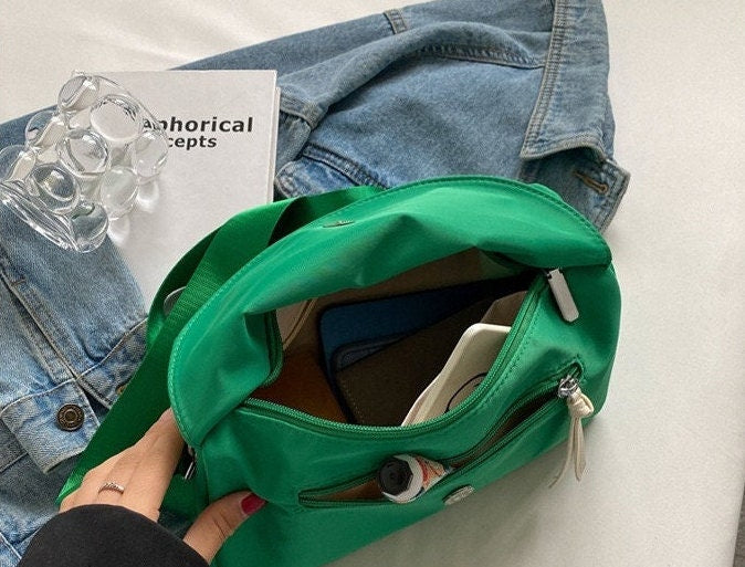 Lightweight and Durable Nylon Shoulder Bag