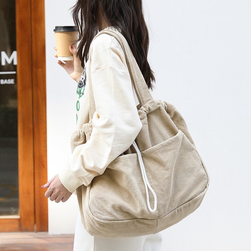 Casual Chic: The Versatile Corduroy Shoulder Bag