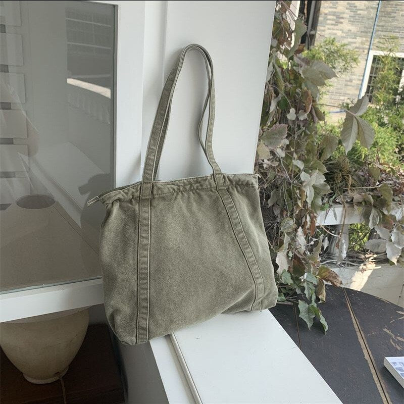 Carry Your World with Our Waxed Canvas Tote