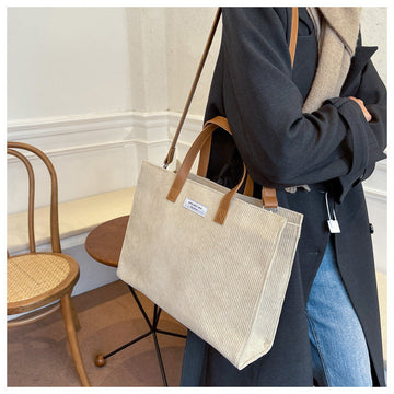 Corduroy Carryall: Durable and Stylish Bag for Your Busy Life