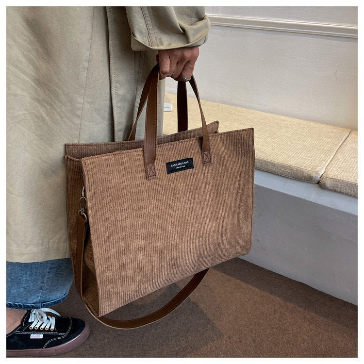 Corduroy Carryall: Durable and Stylish Bag for Your Busy Life