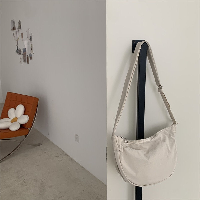 Lightweight and Spacious Nylon Dumpling Bag for Everyday Use