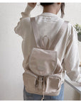 Nylon backpack wax canvas backpack laptop waxed canvas bag travel backpack canvas rucksack school backpack college waterproof rucksack