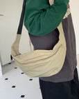 Nylon Fanny Packs Crossbody Bag Nylon Messenger Bag With Zipper Nylon Dumpling Bag Travel Bag Nylon Shoulder Bag Large Capacity Bag Gift Her