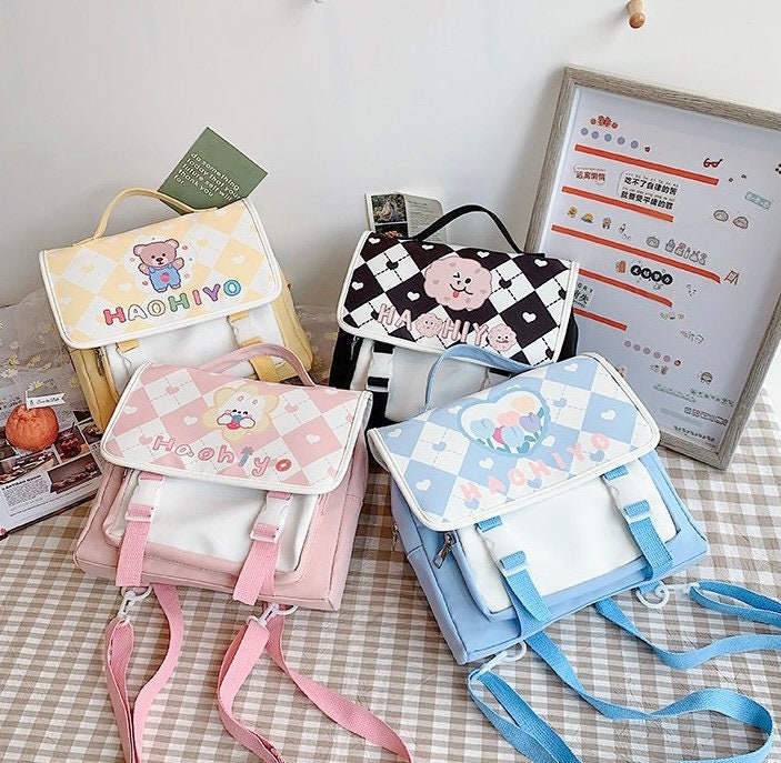 Ita Bag Multi-Purpose Backpack Crossbody Shoulder Bag HandBag Purse Kawaii Bag for Cosplay ita Messenger Bag Anime ita bag Japanese Backpack