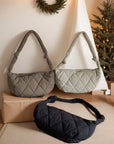 Quilted shoulder bag- Quilted handbag- Quilted tote- Quilted crossbody bag- Quilted hobo bag- Quilted travel bag- Quilted work bag- Gift